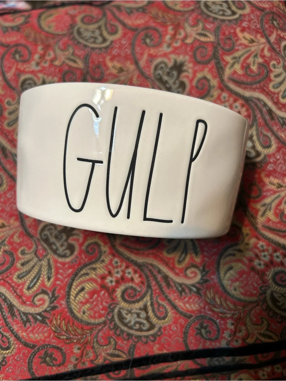 Rae Dunn GULP Dog Bowl 🐶